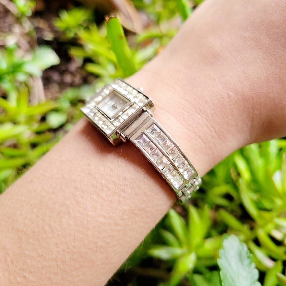 Classic Silver Rhinestone Watch - Picture 8 of 15